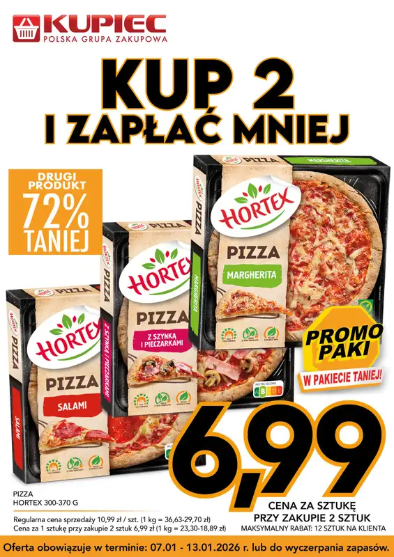 Kupiec - gazetka promocyjna Promopaki od środy 07.01 do wtorku 13.01 - strona 3