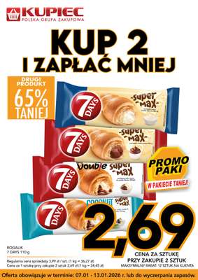 Kupiec - gazetka promocyjna Promopaki od środy 07.01 do wtorku 13.01