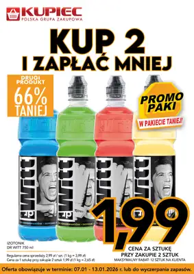 Kupiec - gazetka promocyjna Promopaki od środy 07.01 do wtorku 13.01 - strona 2