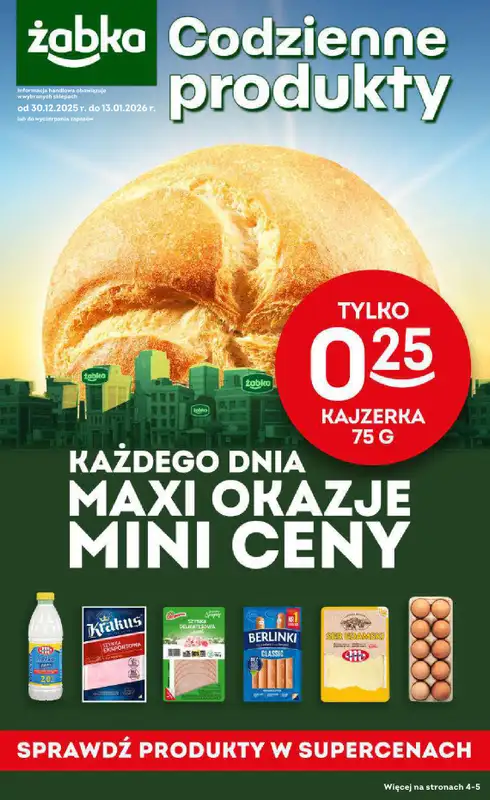 Żabka - gazetka promocyjna Gazetka Spożywcza  