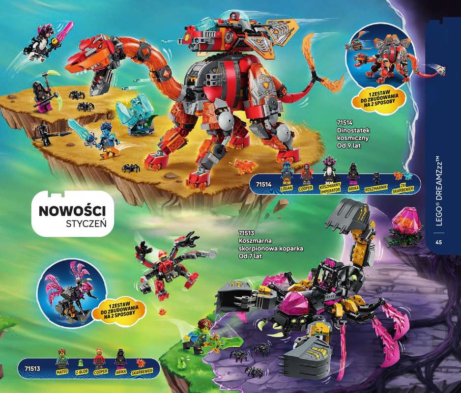 LEGO - gazetka promocyjna Katalog od środy 07.01 do wtorku 30.06 - strona 45