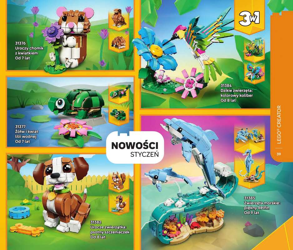 LEGO - gazetka promocyjna Katalog od środy 07.01 do wtorku 30.06 - strona 39