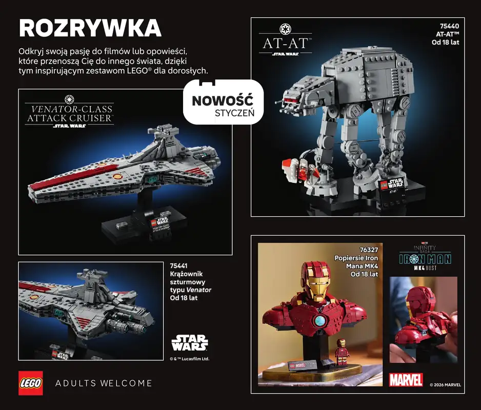 LEGO - gazetka promocyjna Katalog od środy 07.01 do wtorku 30.06 - strona 126