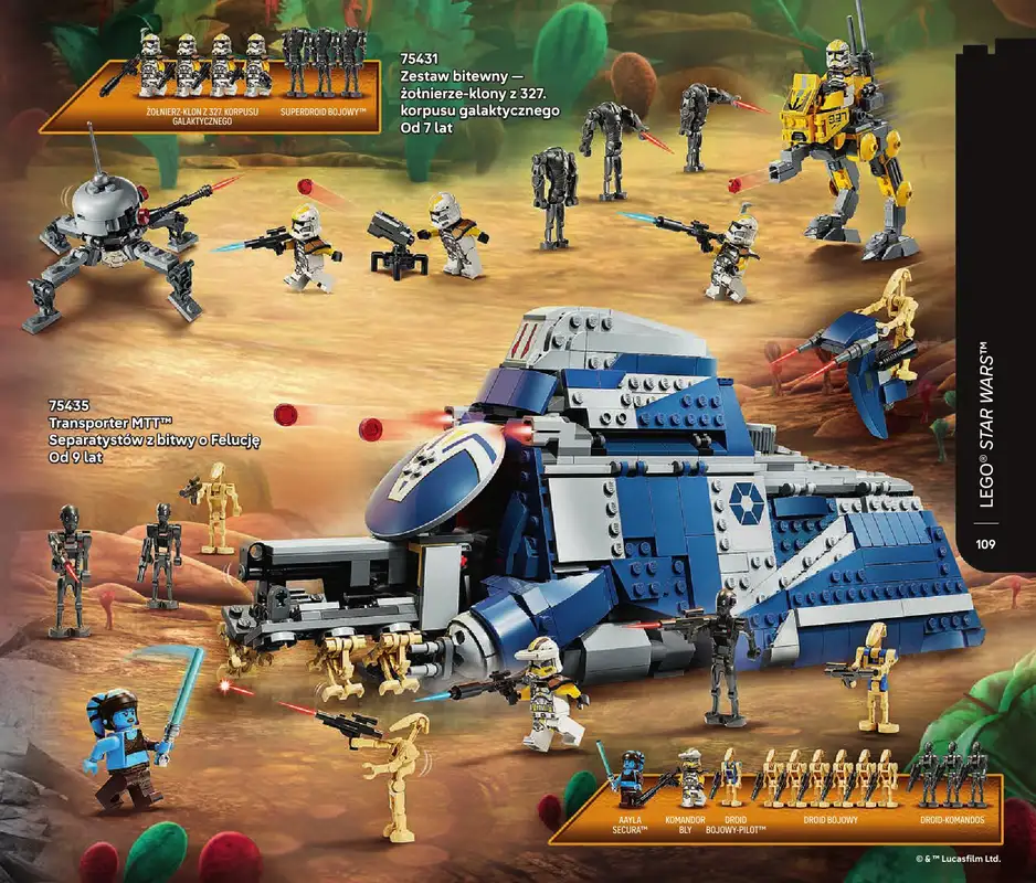 LEGO - gazetka promocyjna Katalog od środy 07.01 do wtorku 30.06 - strona 109