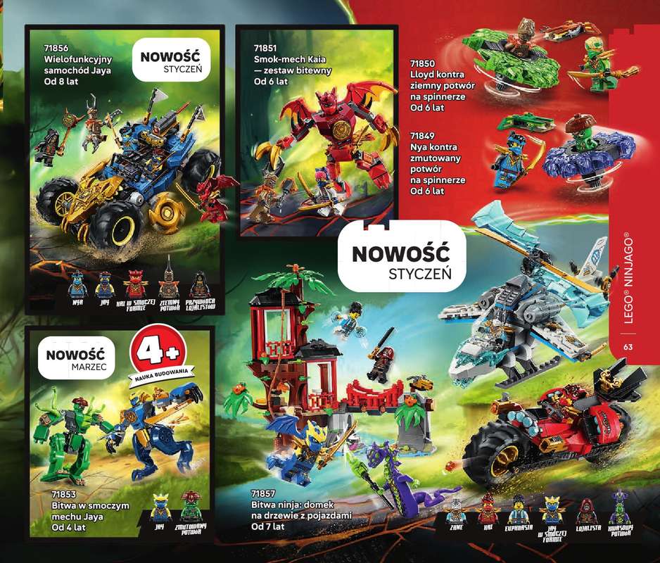 LEGO - gazetka promocyjna Katalog od środy 07.01 do wtorku 30.06 - strona 63