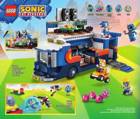LEGO 77006 Sonic i pojazd do zadań specjalnych
