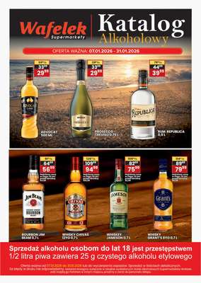 Wafelek - gazetka promocyjna Gazetka alkoholowa  do soboty 31.01 - strona 3