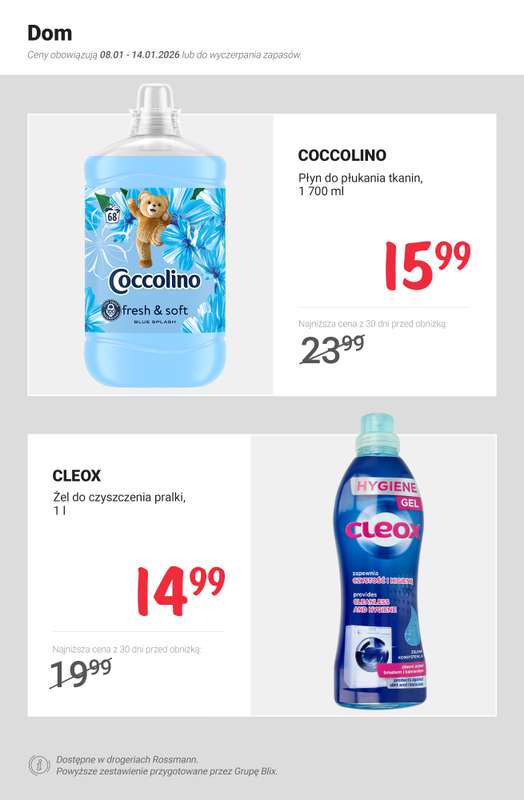 Rossmann - gazetka promocyjna MEGA promocje z nowej gazetki od czwartku 08.01 do środy 14.01 - strona 12