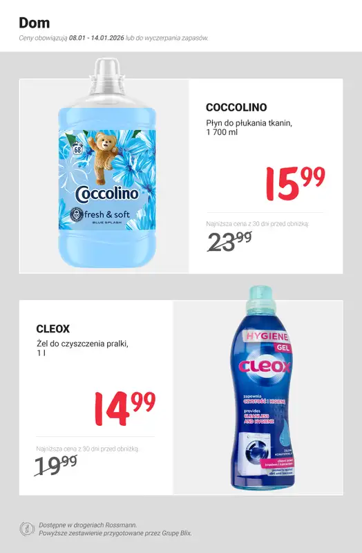 Rossmann - gazetka promocyjna MEGA promocje z nowej gazetki od czwartku 08.01 do środy 14.01 - strona 12