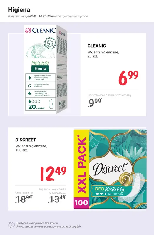 Rossmann - gazetka promocyjna MEGA promocje z nowej gazetki od czwartku 08.01 do środy 14.01 - strona 8