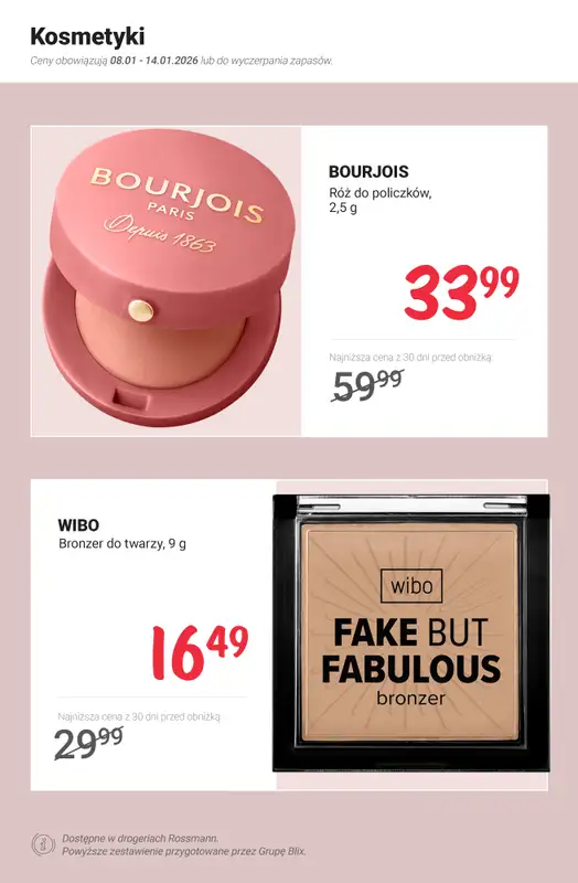 Rossmann - gazetka promocyjna MEGA promocje z nowej gazetki od czwartku 08.01 do środy 14.01 - strona 4
