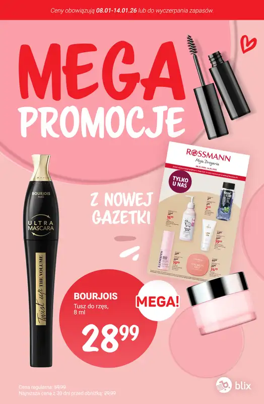 Rossmann - gazetka promocyjna MEGA promocje z nowej gazetki  