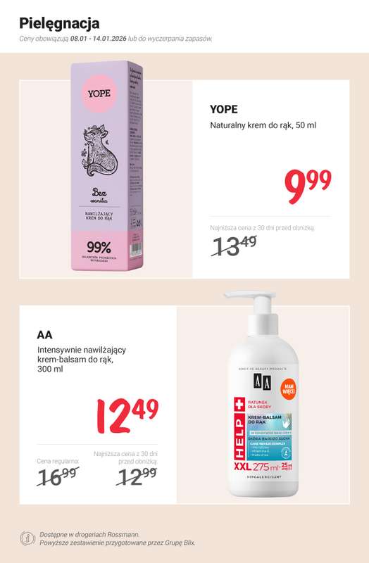 Rossmann - gazetka promocyjna MEGA promocje z nowej gazetki od czwartku 08.01 do środy 14.01 - strona 7