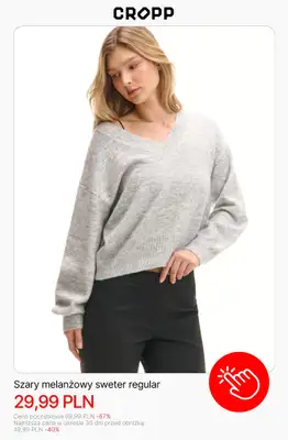 Cropp - gazetka promocyjna Swetry dla niej do -50% od środy 07.01  - strona 2