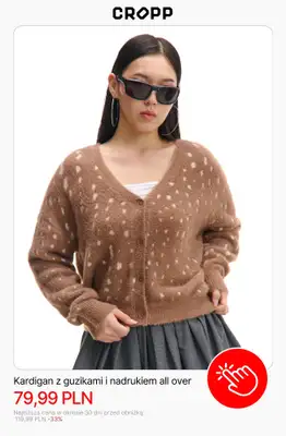 Cropp - gazetka promocyjna Swetry dla niej do -50% od środy 07.01  - strona 4