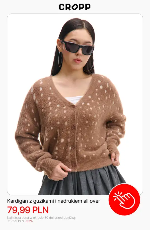 Cropp - gazetka promocyjna Swetry dla niej do -50% od środy 07.01  - strona 4