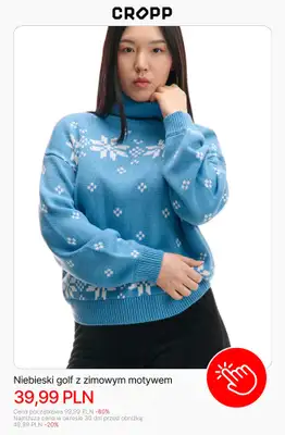 Cropp - gazetka promocyjna Swetry dla niej do -50% od środy 07.01  - strona 3
