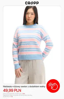 Cropp - gazetka promocyjna Swetry dla niej do -50% od środy 07.01  - strona 6