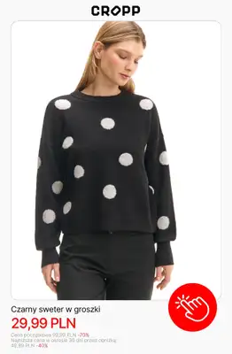 Cropp - gazetka promocyjna Swetry dla niej do -50% od środy 07.01  - strona 5