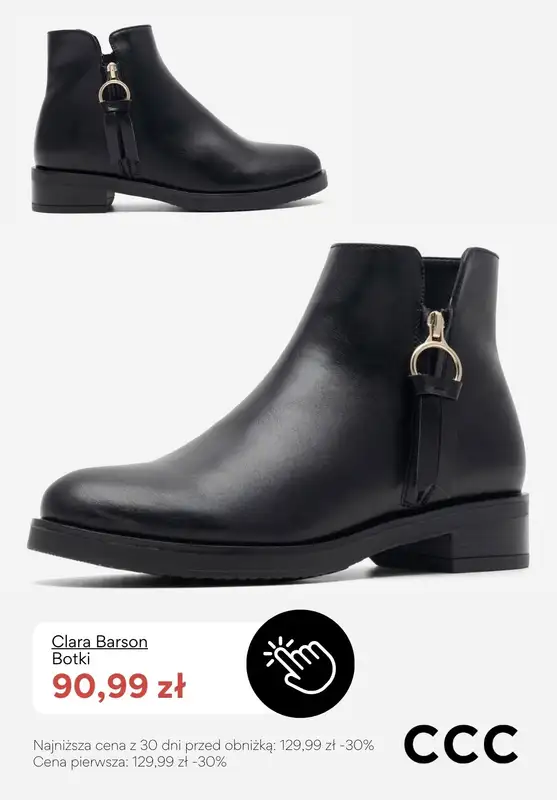 CCC - gazetka promocyjna EXTRA -15% na buty zimowe i akcesoria przy zakupie min. 2 produktów   - strona 3