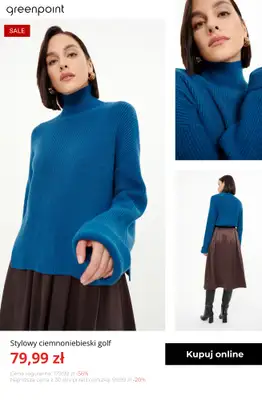 Greenpoint - gazetka promocyjna Stylowe swetry w SUPER cenach! od środy 07.01  - strona 11