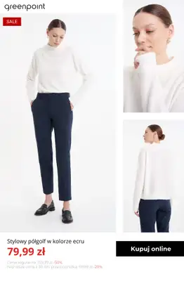 Greenpoint - gazetka promocyjna Stylowe swetry w SUPER cenach! od środy 07.01  - strona 12