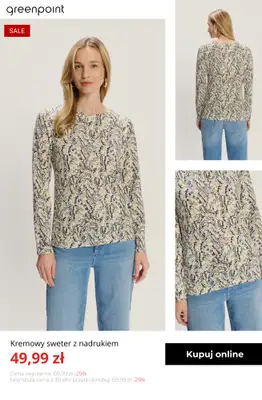 Greenpoint - gazetka promocyjna Stylowe swetry w SUPER cenach! od środy 07.01  - strona 2
