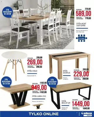 Abra Meble - gazetka promocyjna Niepowtarzalna oferta od środy 07.01 do soboty 31.01 - strona 17