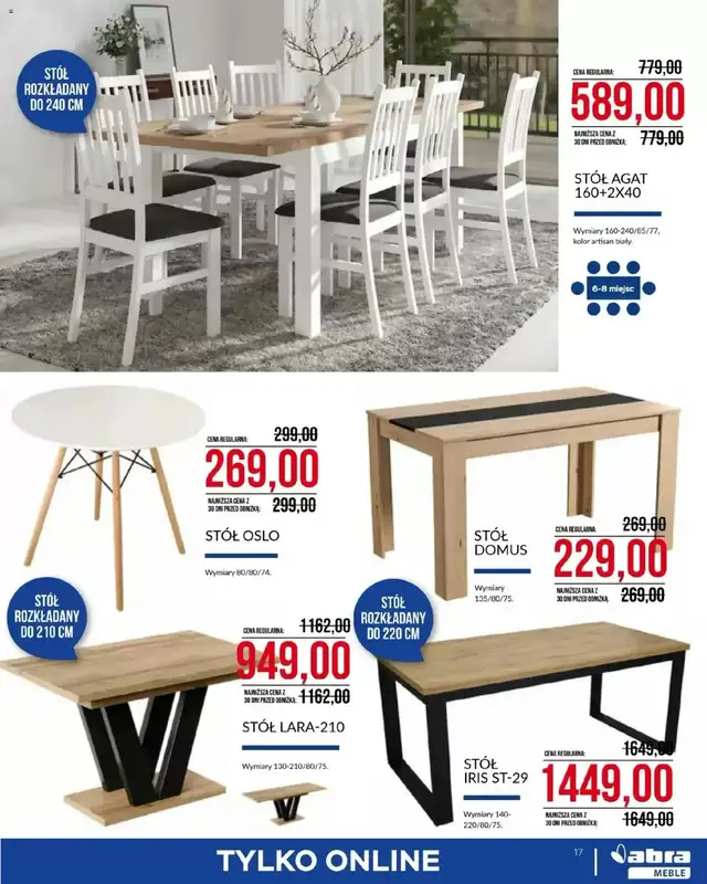 Abra Meble - gazetka promocyjna Niepowtarzalna oferta od środy 07.01 do soboty 31.01 - strona 17