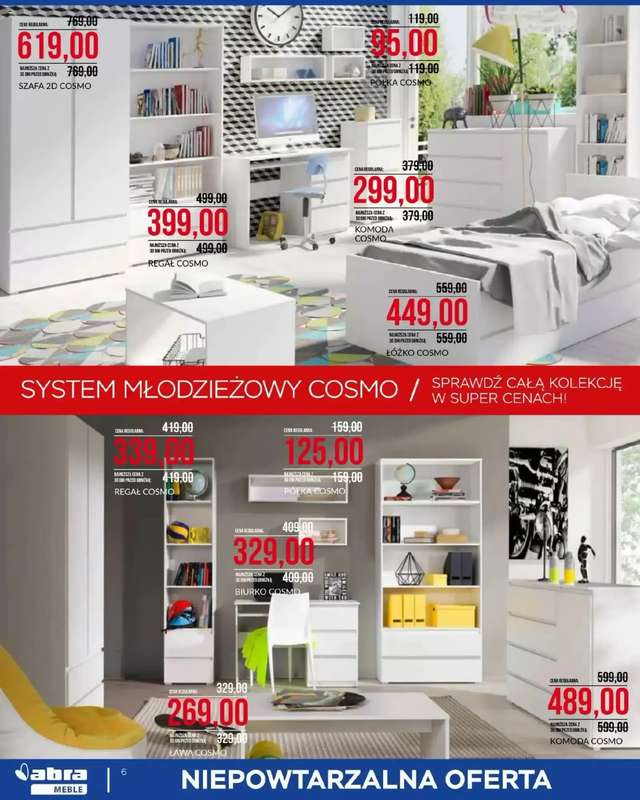 Abra Meble - gazetka promocyjna Niepowtarzalna oferta od środy 07.01 do soboty 31.01 - strona 6