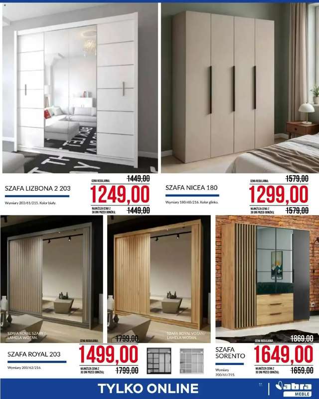 Abra Meble - gazetka promocyjna Niepowtarzalna oferta od środy 07.01 do soboty 31.01 - strona 11