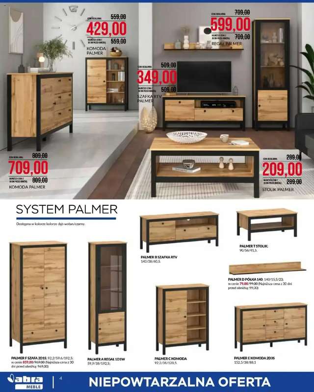 Abra Meble - gazetka promocyjna Niepowtarzalna oferta od środy 07.01 do soboty 31.01 - strona 4