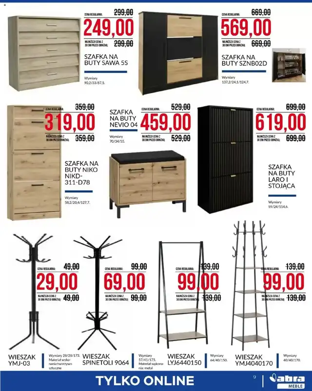 Abra Meble - gazetka promocyjna Niepowtarzalna oferta od środy 07.01 do soboty 31.01 - strona 9
