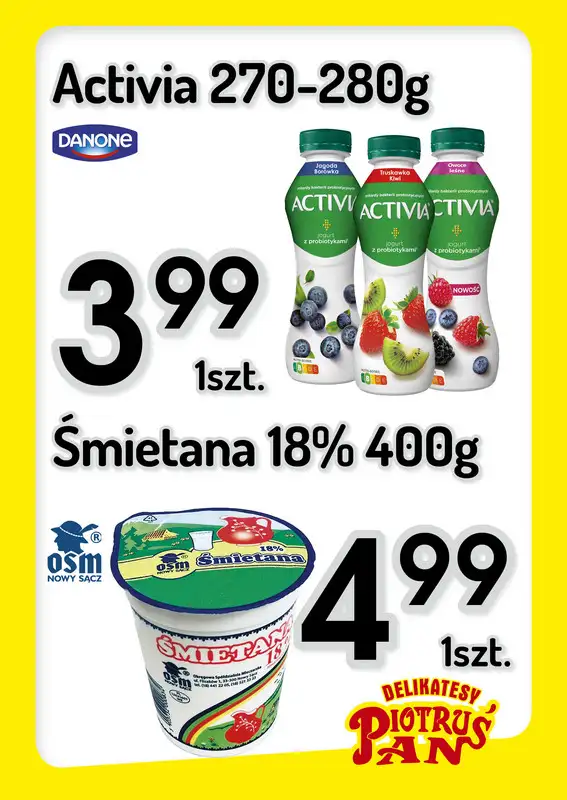 Delikatesy Piotruś Pan - gazetka promocyjna Plakaty promocyjne od środy 07.01 do środy 14.01 - strona 3