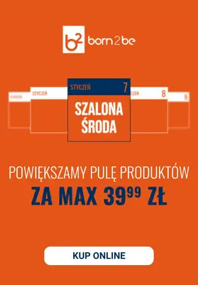 Born2be - gazetka promocyjna Wybrane produkty za max 39,99 zł od środy 07.01 do poniedziałku 12.01