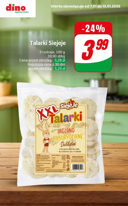 Dino - gazetka promocyjna OKAZJE na zdrowy start! od czwartku 08.01 do wtorku 13.01 - strona 5