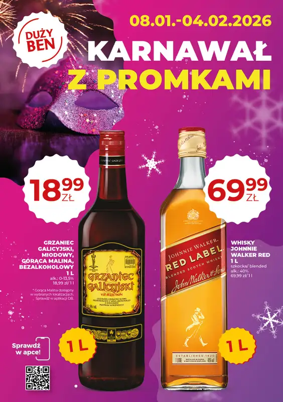 Duży Ben - gazetka promocyjna Gazetka  alkoholowa  