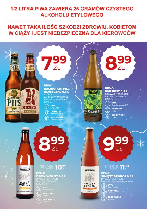 Duży Ben - gazetka promocyjna Gazetka piwna od czwartku 08.01 do środy 21.01 - strona 11