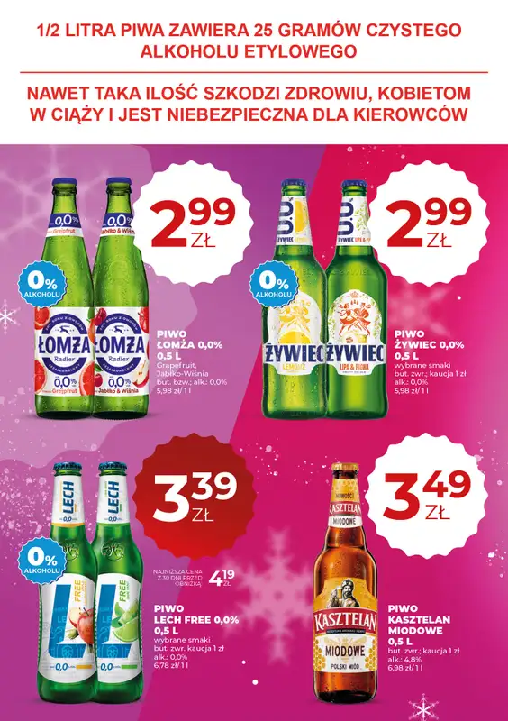 Duży Ben - gazetka promocyjna Gazetka piwna od czwartku 08.01 do środy 21.01 - strona 8