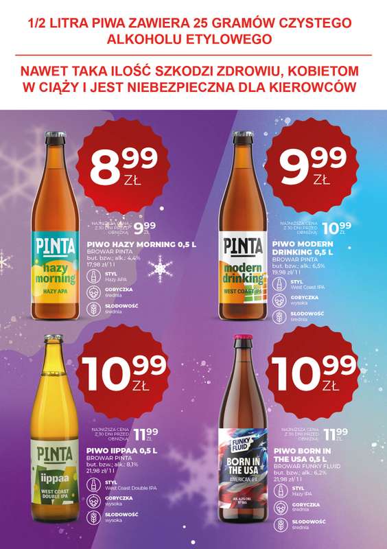 Duży Ben - gazetka promocyjna Gazetka piwna od czwartku 08.01 do środy 21.01 - strona 12