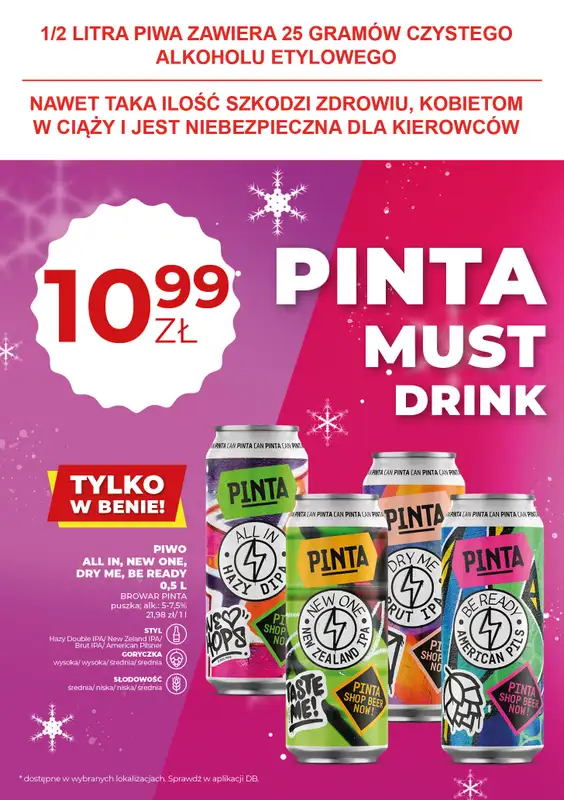 Duży Ben - gazetka promocyjna Gazetka piwna od czwartku 08.01 do środy 21.01 - strona 14