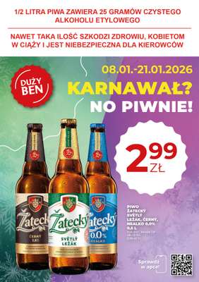 Duży Ben - gazetka promocyjna Gazetka piwna od czwartku 08.01 do środy 21.01