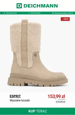 Deichmann - gazetka promocyjna Do -50% na buty dziecięce od środy 07.01  - strona 9