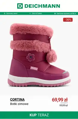 Deichmann - gazetka promocyjna Do -50% na buty dziecięce od środy 07.01  - strona 2