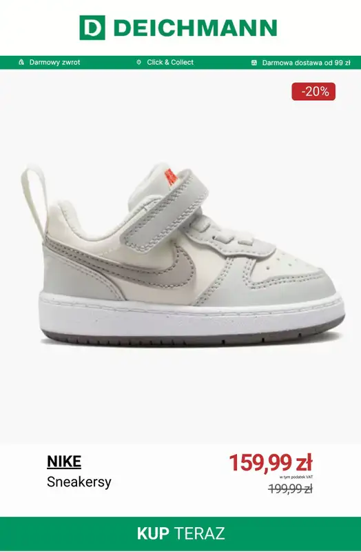Deichmann - gazetka promocyjna Do -50% na buty dziecięce od środy 07.01  - strona 4