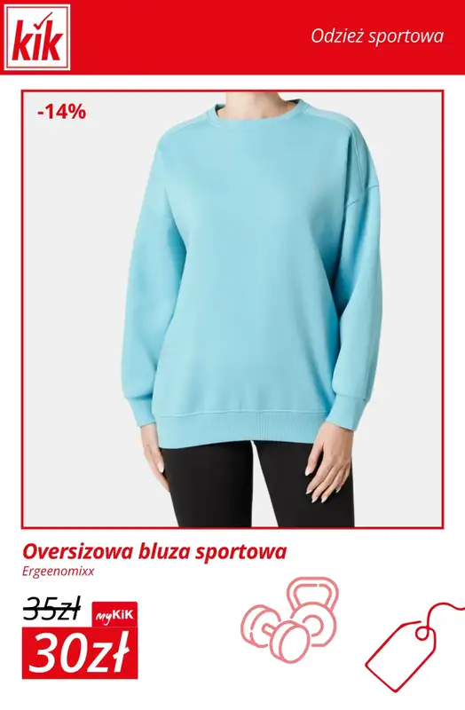 KiK - gazetka promocyjna Odzież sportowa już od 10 zł – sprawdź okazje od środy 07.01  - strona 10