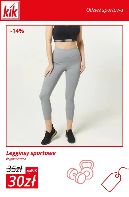 KiK - gazetka promocyjna Odzież sportowa już od 10 zł – sprawdź okazje od środy 07.01  - strona 11