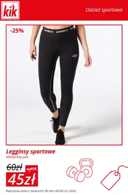 KiK - gazetka promocyjna Odzież sportowa już od 10 zł – sprawdź okazje od środy 07.01  - strona 9