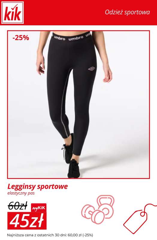 KiK - gazetka promocyjna Odzież sportowa już od 10 zł – sprawdź okazje od środy 07.01  - strona 9