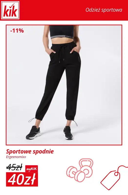 KiK - gazetka promocyjna Odzież sportowa już od 10 zł – sprawdź okazje od środy 07.01  - strona 6